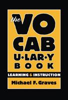 The Vocabulary Book: Learning & Instruction (Language and Literacy Series (Teachers College Pr)) 0807746274 Book Cover