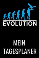 Evolution Mein Tagesplaner: A5 Notizbuch Demi Raster / Karo / Kariert 120 Seiten f�r Falkner und Falkenbesitzer 1707167214 Book Cover
