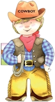 Cowboy (Little People Shape Books) 0764161911 Book Cover