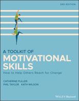 A Toolkit of Motivational Skills: How to Help Others Reach for Change 1118510291 Book Cover