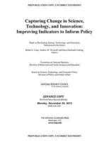 Capturing Change in Science, Technology, and Innovation: Improving Indicators to Inform Policy 0309297443 Book Cover