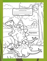 Primary Composition Notebook Handwriting Story Paper: Stegosaurus Dinosaur Cover to Colour | 60 Practice Writing Sheets | K-2 Grades School Book | 60 ... With Picture Frame | Dinosaurs Pages to Color 1695146050 Book Cover