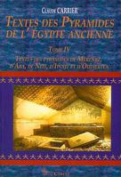 Textes Des Pyramides de L'Egypt Ancienne Tome IV, Textes Des Pyramides de Merenre, D'Aba, de Neit, D'Ipout Et D'Oudjebten 2915840148 Book Cover