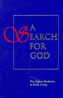 A Search For God Book I 0876042965 Book Cover