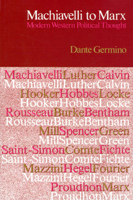 Machiavelli to Marx : Modern Western Political Thought 0226288501 Book Cover