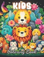 Kids Coloring Book: 100+ Coloring Pages for Relaxation and Stress Relief B0CTGFTJM3 Book Cover