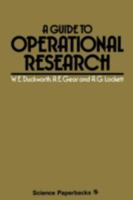 A Guide to Operational Research 0412135000 Book Cover