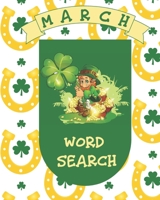 March Word Search: Gift For All Pisces and Aries Family Members Born In March Who Love Aquamarine B08HTP4SHS Book Cover