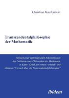 Transzendentalphilosophie der Mathematik 3898214710 Book Cover