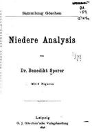 Niedere Analysis 1533587752 Book Cover