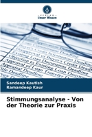 Stimmungsanalyse - Von der Theorie zur Praxis (German Edition) 620762159X Book Cover