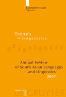 Annual Review of South Asian Languages and Linguistics: 2007 3110195836 Book Cover