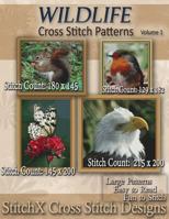 Wildlife Cross Stitch Patterns 1500214108 Book Cover