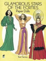 Glamorous Stars of the Forties Paper Dolls 0486280187 Book Cover