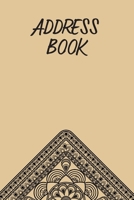 Beige Hanky Address Book: Contact Information and Details For Your Mates, Online Pals and Others 1700542869 Book Cover