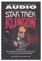 Star Trek: Klingon Cd (Star Trek (Unnumbered Audio)) 0671573691 Book Cover