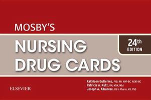 Mosby's Nursing Drug Cards 0323416381 Book Cover