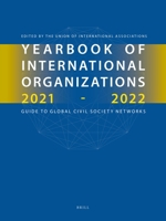 Yearbook of International Organizations 2021-2022 9004511660 Book Cover