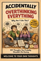 Accidentally Overthinking Everything: Why Am I Like This?: 101 Hilarious Thoughts You Probably Shouldn’t Be Having – A Funny, Relatable Gift Book For Anyone Who Thinks Too Much B0GYJHCKBZ Book Cover