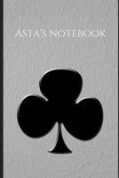 Asta's notebook for black bulls lovers from black clover anime 1675486158 Book Cover