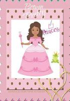 Brown Pretty Princess Journal & Story Paper Notebook: African American Girls Black Princess Self Esteem & Confidence Guided Journal for Kids to Write in 1797674749 Book Cover