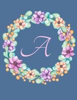 A: Monogrammed Large Print Sudoku Puzzles - Brain Logic Activity Book - Game Instructions and Answer Key - Perfect Gift For Women, Teens, Retirees 109966716X Book Cover