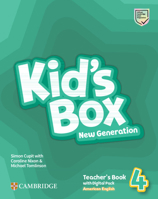 Kid's Box New Generation Level 4 Teacher's Book with Digital Pack American English 110889531X Book Cover