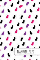 2020 Planner Jelly Beans Weekly Monthly, Daily Agenda, Calendar 12 months (6 x 9 in) Pretty gift for kids: Jan 1, 2020 to Dec 31, 2020: sweets, candies dot Planner, Organizer & Diary Notebook Journal 1676399569 Book Cover