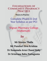 Foundations of Community Pharmacy Practice: Theory to Practice B0F8W8RBRN Book Cover
