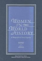 Women in World History, Volume 7: Harr - I 0787640662 Book Cover