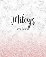 Miley's Big Ideas: Personalized Notebook - 8x10 Lined Women's Journal 169859769X Book Cover