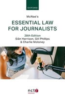 McNae's Essential Law for Journalists 0198985835 Book Cover