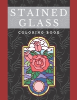 Stained Glass Coloring Books: For Adults art and religion themes, mandala, kaleidoscope, symbols, pattern, sacred B08FPB34PK Book Cover