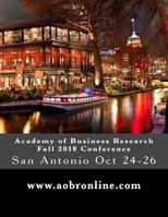 Academy of Business Research Fall 2018 Conference 1727897056 Book Cover