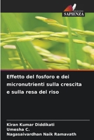 Effetto del fosforo e dei micronutrienti sulla crescita e sulla resa del riso (Italian Edition) 6206934616 Book Cover