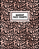 Makeup Face Charts: Professional Makeup Artists Blank Workbook & Personal Practice Book 1705975216 Book Cover