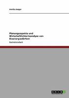 Planungsaspekte und Wirtschaftlichkeitsanalyse von Bioenergied�rfern 3640424093 Book Cover