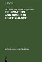 Information and Business Performance 3598243936 Book Cover