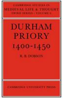 Durham Priory 1400 1450 052102305X Book Cover