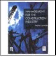 Management for the Construction Industry 0582262356 Book Cover