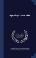 Hydrologic Data, 1974 1340070030 Book Cover