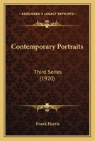 Contemporary Portraits: Third Series 1120273358 Book Cover