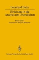 Einleitung in Die Analysis Des Unendlichen: Erster Teil 3662023393 Book Cover