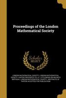 Proceedings of the London Mathematical Society 1342798864 Book Cover
