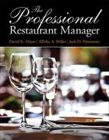 The Professional Restaurant Manager B00WUP4B1C Book Cover