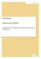 Mieten Oder Kaufen? 3838625285 Book Cover