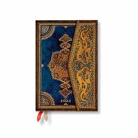Safavid Indigo (Safavid Binding Art) Mini Verse 12-month Dayplanner 2024 1439704341 Book Cover