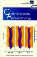 Communications in Asteroseismology 162 3700171544 Book Cover