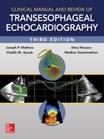 Clinical Manual and Review of Transesophageal Echocardiography 0071638075 Book Cover