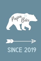 PAPA BÄR SINCE 2019: A5 Notizbuch TAGEBUCH als Geschenk zum Geburtstag für Papa | Danke-buch | Für Väter zum Vatertag | schöne Geburtstagsgeschenkidee | Journal | Kalender (German Edition) 1711648647 Book Cover